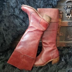 Dexter Boot Makers Vintage Distresse Leather Boots